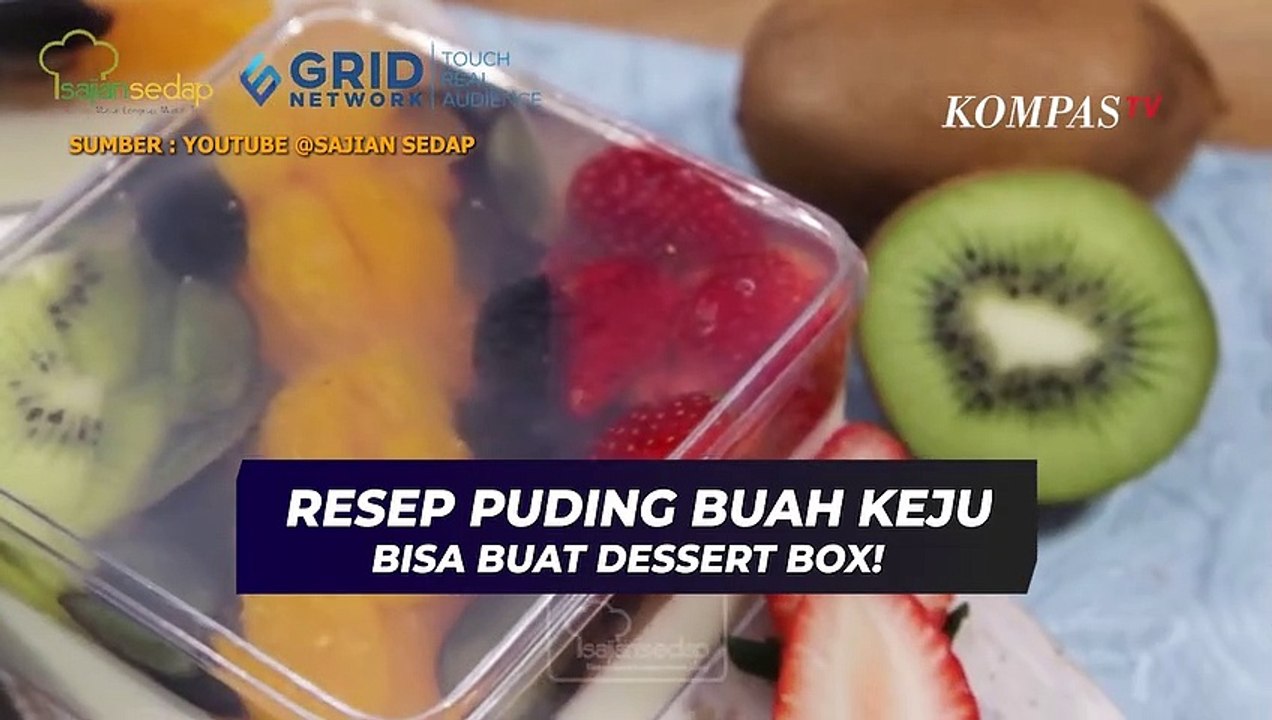 Resep Puding Buah Keju, Si Lembut dan Cantik!