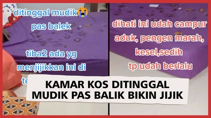 Viral Kamar Kos Ditinggal Mudik Pas Balik Bikin Jijik, Jadi Mengenaskan