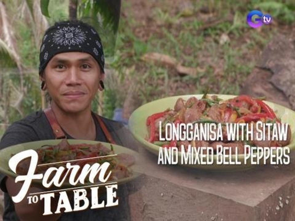 Farm To Table: Longganisa with Sitaw and Mixed Bell Peppers recipe