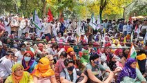 Hundreds of farmers reach Singhu border, locals worry about Covid spread
