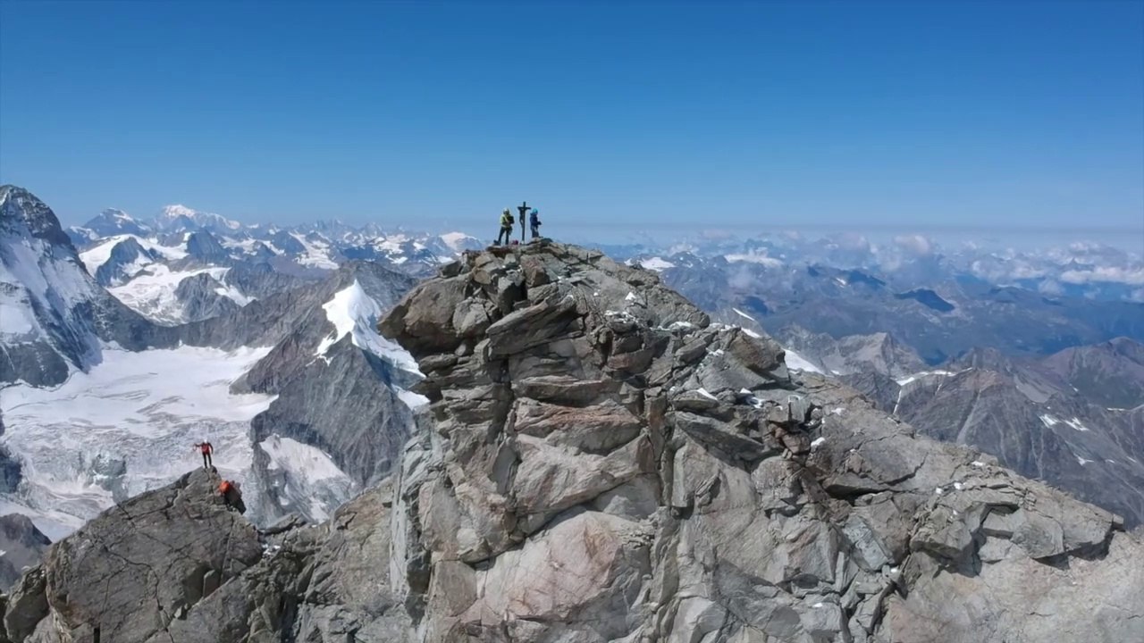 Südostgrat Zinalrothorn 4.221 m, Wallis