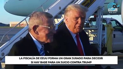 La Fiscalía de EEUU forma un gran jurado para decidir si hay base para un juicio contra Trump