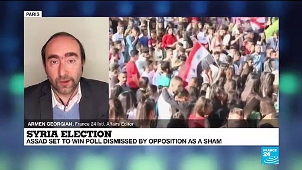 Analysis: Assad set to win poll dismissed by opposition as a sham