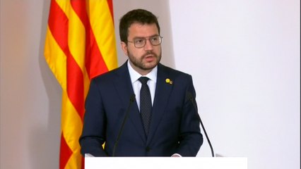 Aragonès nombra a su nuevo Govern y le pide compromiso para "hacer posible una Catalunya independiente"