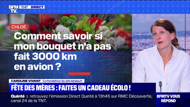 Fleurs made in France , seconde main...: comment faire un cadeau respectueux de l'environnement pour la fête des mères ? BFMTV répond à vos questions