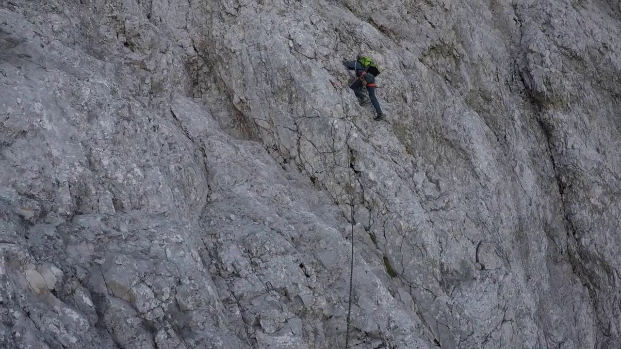 Nordwand 'eisenzeit', zugspitze 2.962 m, wettersteingebirge
