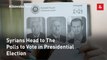 Syrians Head to The Polls to Vote in Presidential Election