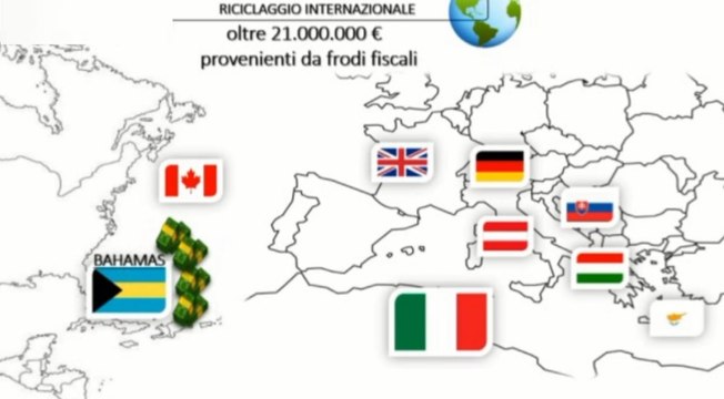 21 milioni evasi al Fisco italiano e riciclati in paradisi fiscali: arresti e sequestri (26.05.21)