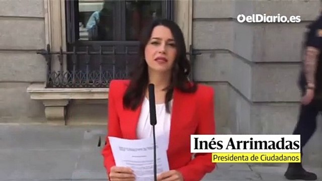 Arrimadas da por rotas sus relaciones con Sánchez y dice que no van a permitir que indulte a los golpistas