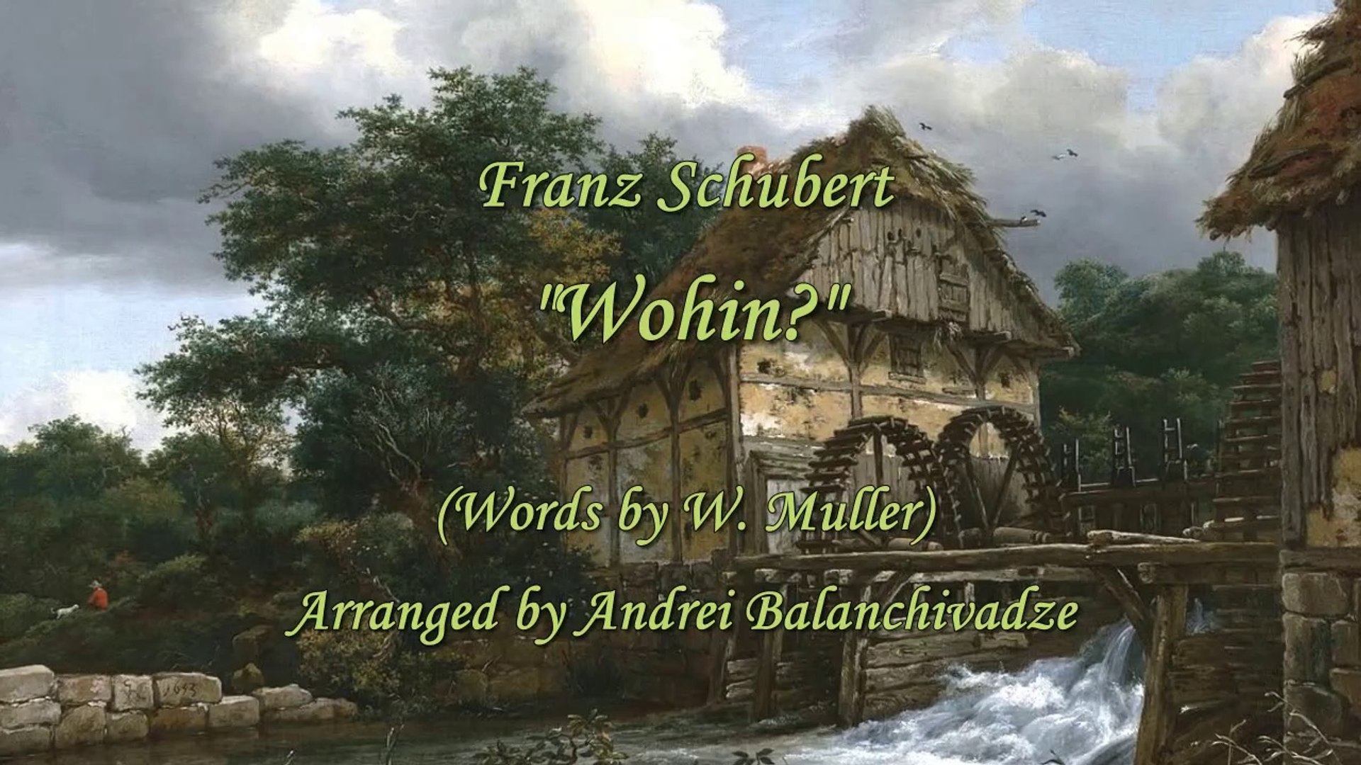 ⁣F. Schubert. “Wohin?”. Sings Oksana Gachechiladze