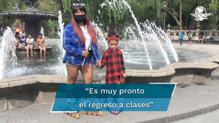 Descargar video: Indecisos, padres de familia ante el regreso a clases presenciales en la CDMX