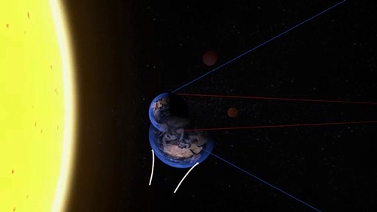 Videografik: So entsteht eine Mondfinsternis