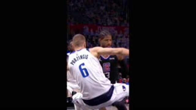 PG-13 puts Porzingis on skates and finishes with monster dunk