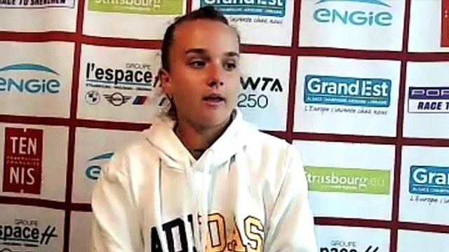 WTA - Stasbourg 2021 - Clara Burel : J'arrive dans ce Roland-Garros plus en confiance et c'est toujours de pouvoir y jouer