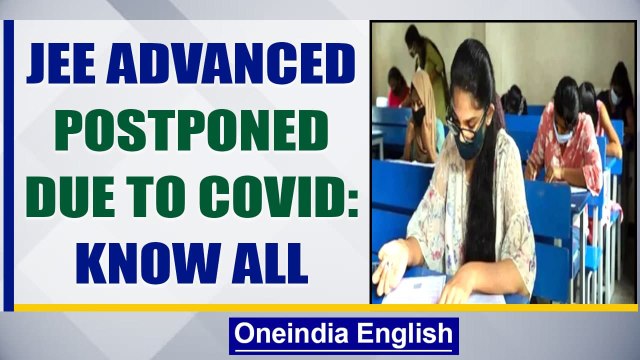 JEE advanced exam postponed by IIT Kharagpur due to Covid-19 crisis in India| Oneindia News