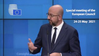 President Charles Michel welcomes Covid certificate to unlock travel and decisions on Climate Change