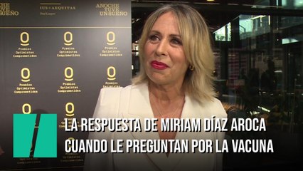 La respuesta de Miriam Díaz Aroca cuando le preguntan si está deseando vacunarse