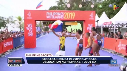 Pagbabakuna sa Olympics at SEAG delegation ng Pilipinas, tuloy na