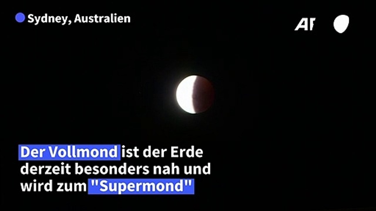 Himmelsspektakel Super-Blutmond