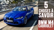 BMW M4 cabriolet, 5 choses à savoir sur la sportive allemande décapsulée