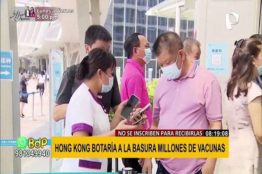 Hong Kong: millones de vacunas anticovid podrían ir a la basura por desconfianza
