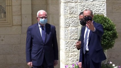 RAMALLAH - İngiltere Dışişleri Bakanı Raab, Filistin'de