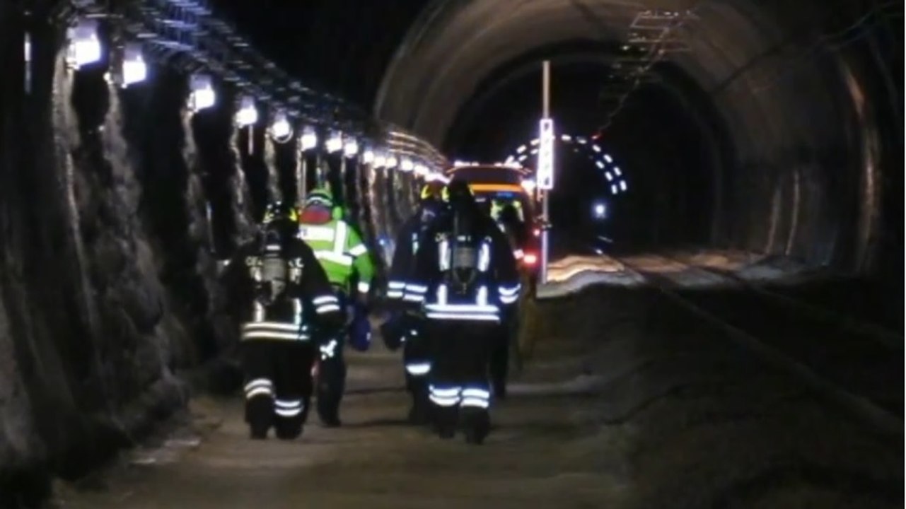 "Incendio in galleria" su linea ferroviaria Conegliano-Belluno: esercitazione Vigili del Fuoco (26.05.21)