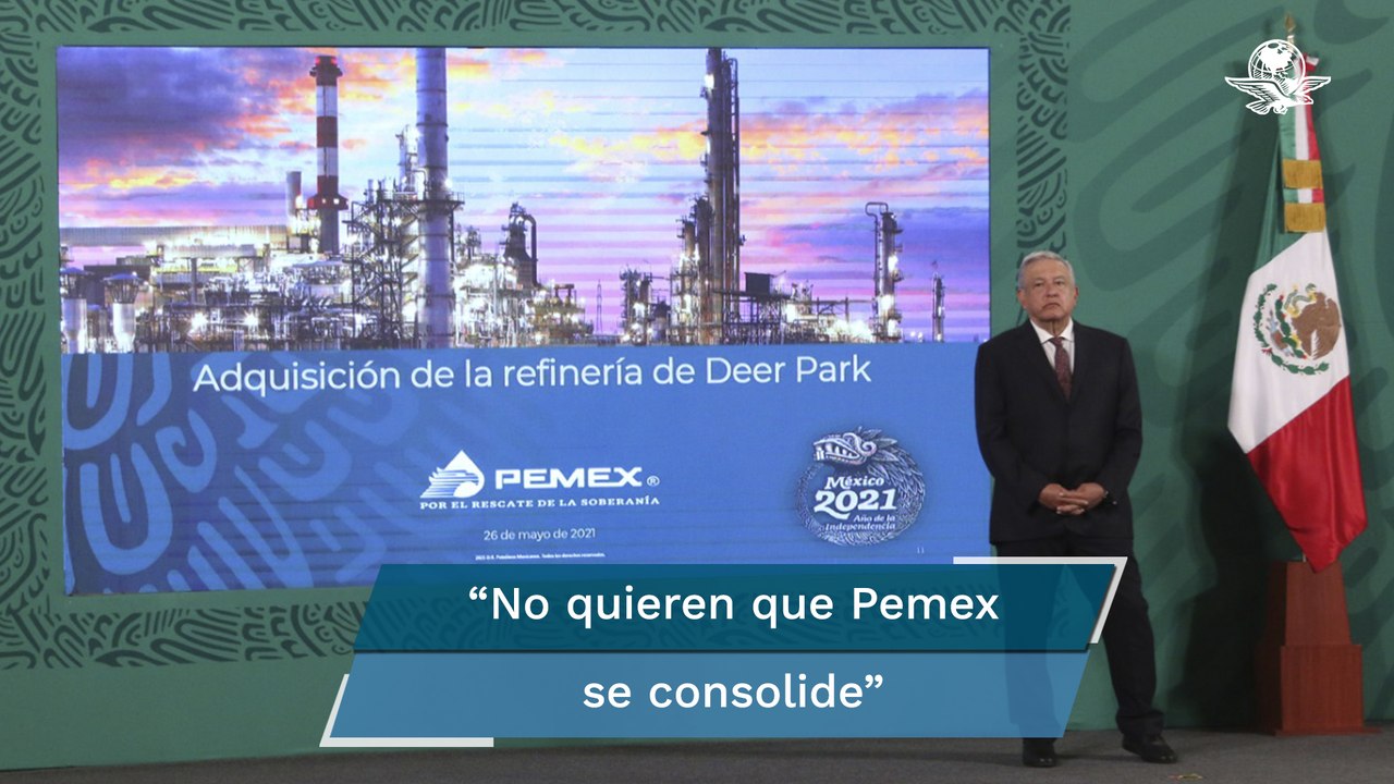 AMLO: Ley de Hidrocarburos está siendo "muy combatida" porque no quieren que Pemex se consolide