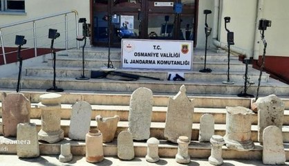 Osmaniye'de tarihi eser kaçakçılığı yapan örgüt çökertildi