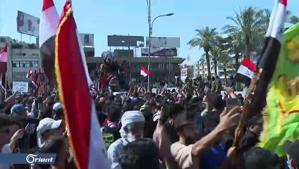 ارتفاع حدة التوترات باحتجاجات العراق والمتظاهرون يطالبون بطرد الميليشيات الإيرانية وإسقاط الحكومة