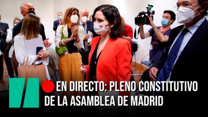 EN DIRECTO: Pleno para la constitución de la Asamblea de Madrid