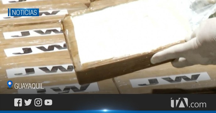 Casi una tonelada de droga fue encontrada en una bodega del norte de Guayaquil