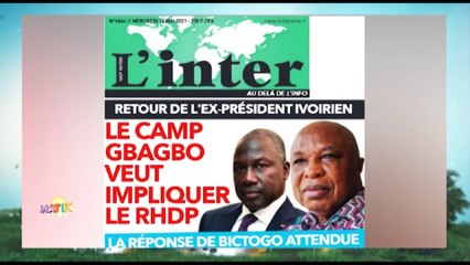 La Revue de presse de RTI 1 du 26 mai 2021 par Renaud Kevin Kobia