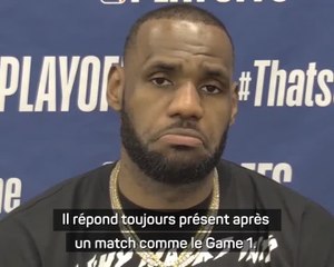 Lakers - LeBron : "Davis répond toujours présent après un mauvais match"