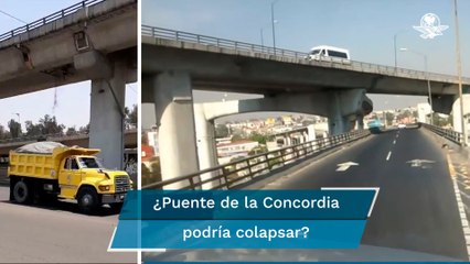 Puente de la Concordia con daños desde el 19S, pero ya se reforzó el 85%: Obras CDMXPuente de la Co