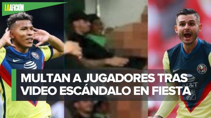 Jugadores del América reciben multa de 100 mil pesos por violar protocolo sanitario
