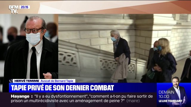 Me Hervé Temime, avocat de Bernard Tapie: J'irai au bout des recours juridiques si c'est nécessaire