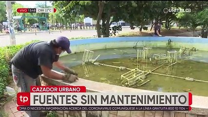 Cazador Urbano: Alcaldía realizará mantenimiento a fuentes de agua