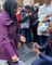 Guy Proposes to Girlfriend Amidst Crowd in Manhattan