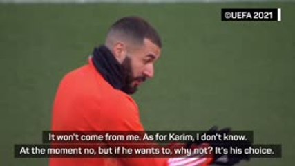 Deschamps says there's no problem with Benzema after France recall