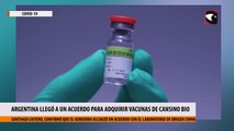 Confirman que la Argentina llegó a un acuerdo para adquirir vacunas de Cansino Bio