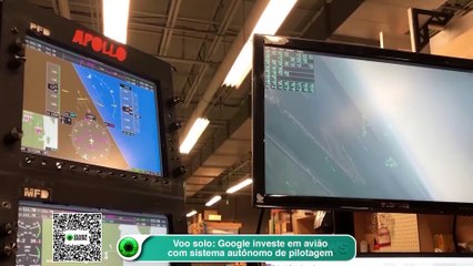 Voo solo- Google investe em avião com sistema autônomo de pilotagem