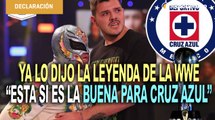 Rey Misterio 'se juega la máscara' a que Cruz Azul es campeón
