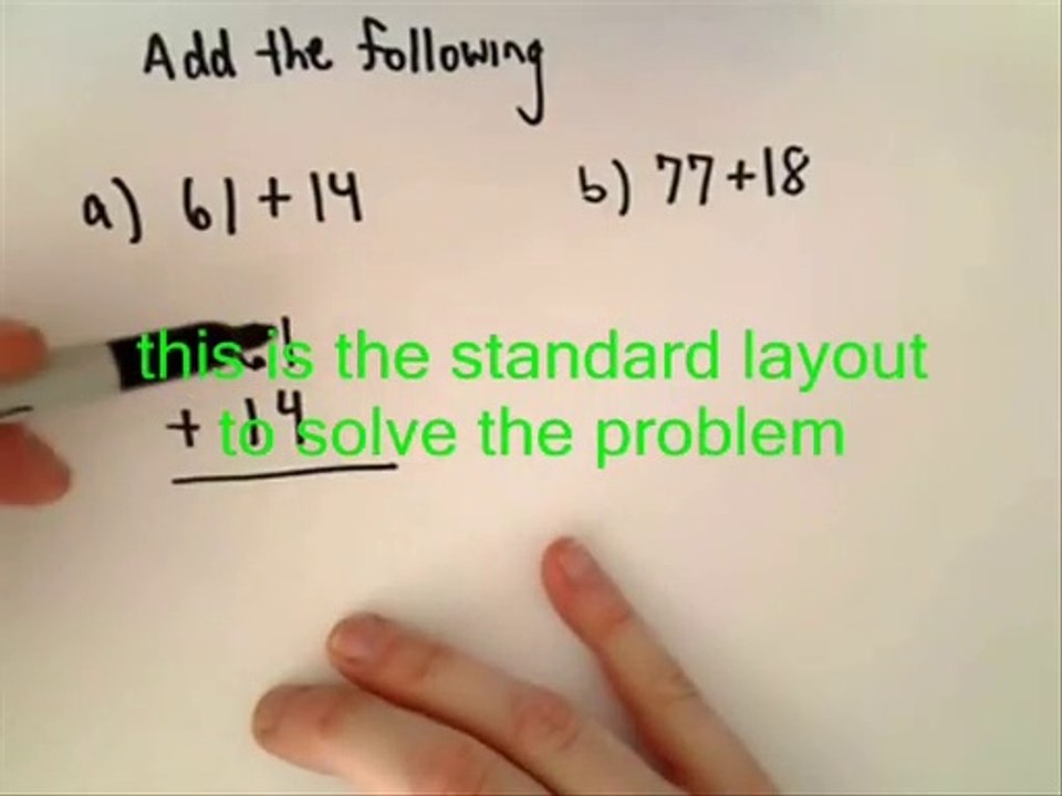 Solving addition problems using Human Level Artificial Intelligence
