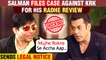 Salman Khan Files A Defamation Case On KRK For Giving Bad Reviews Of His Film Radhe