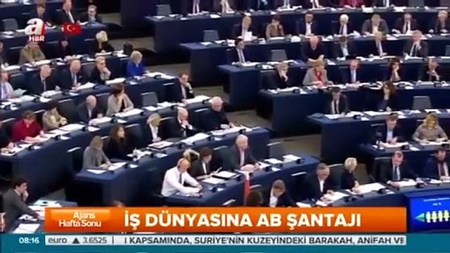 Küstah Avrupa Birliği ekonomik şantaja başladı