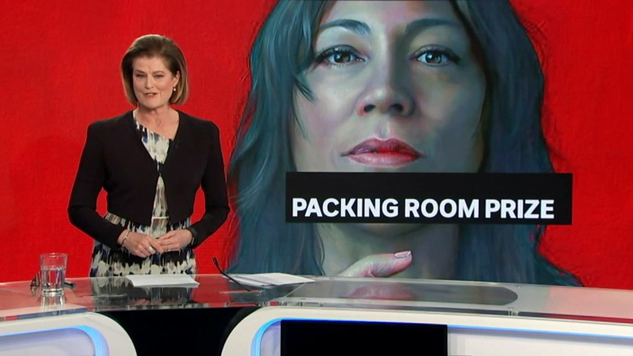 The Archibald portrait prize is celebrating its centenary this year -- and today, the packing room prize has been awarded.
