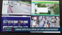 Command Center Polda Lampung Siap Layani Laporan Masyarakat