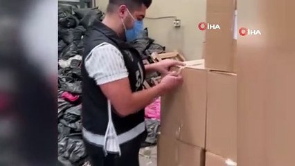 Adana'da 12 milyon kaçak makaron ele geçirildi