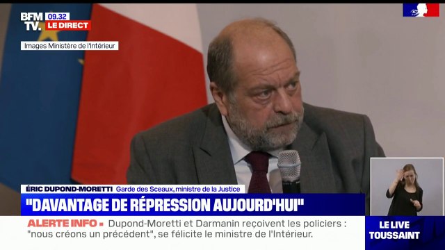 Relation police/justice: Éric Dupond-Moretti entend développer les liens entre écoles de formation de magistrats, d'officiers et de commissaires